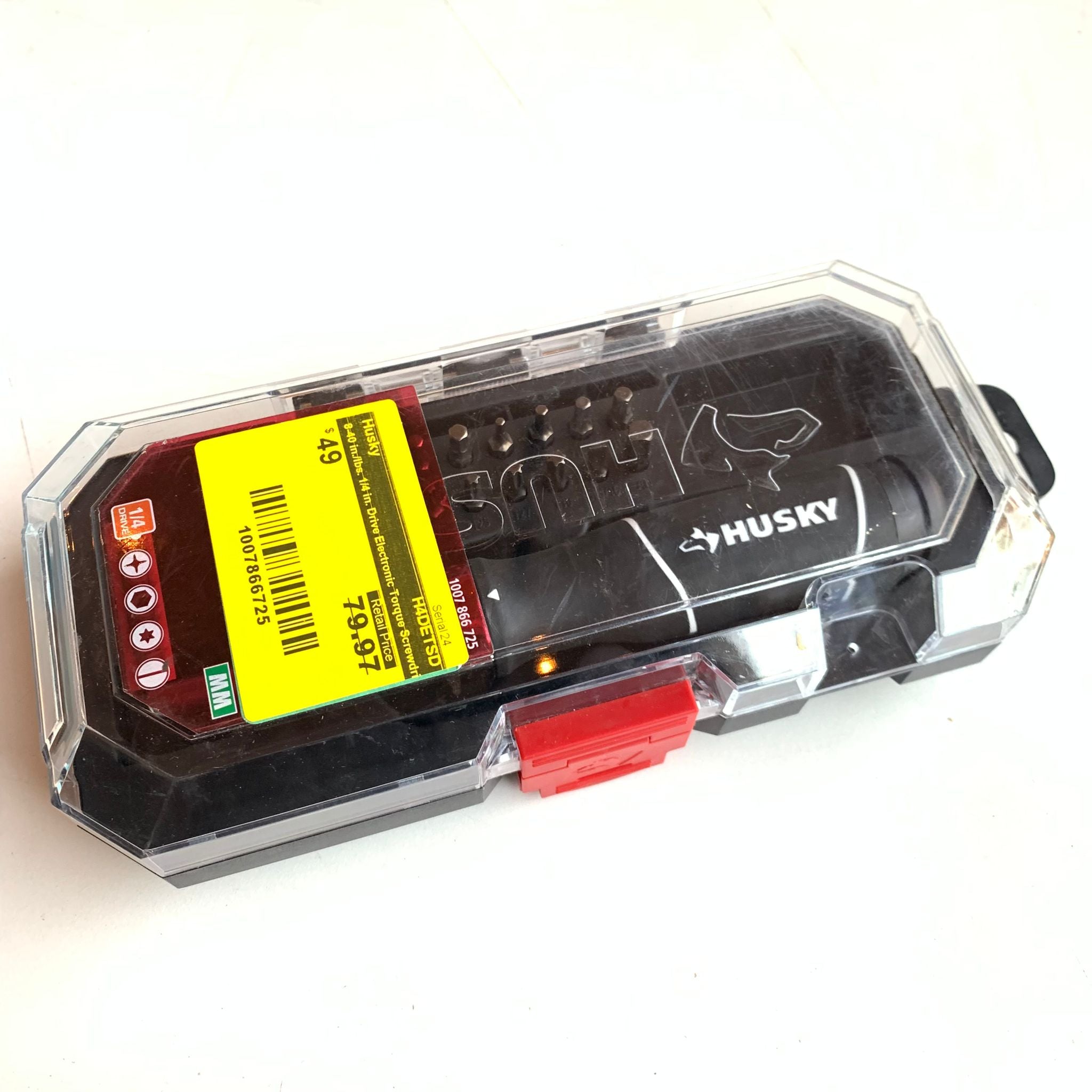 8-40 in./lbs. 1/4 in. Drive Electronic Torque Screwdriver (H4DETSD)