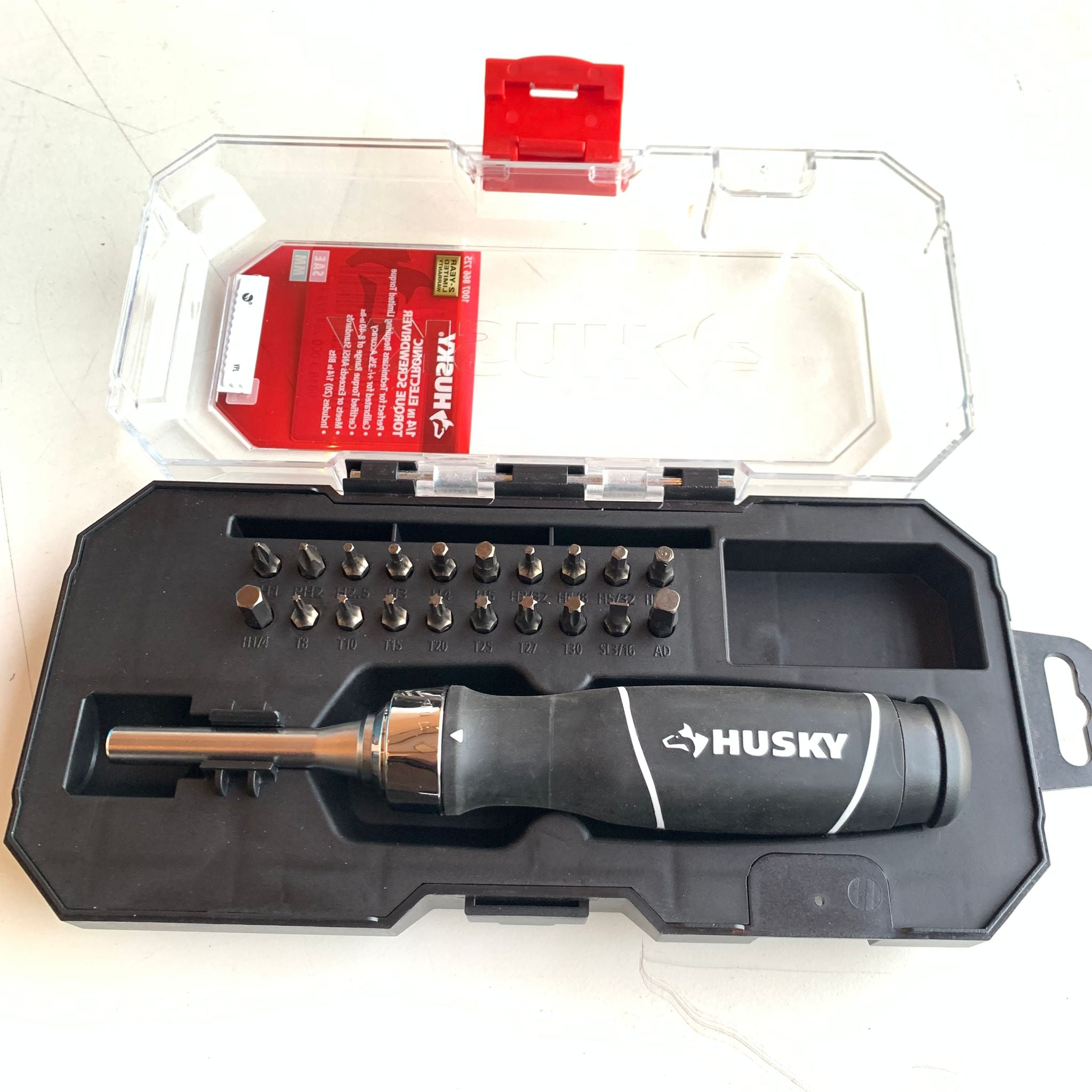 8-40 in./lbs. 1/4 in. Drive Electronic Torque Screwdriver (H4DETSD)