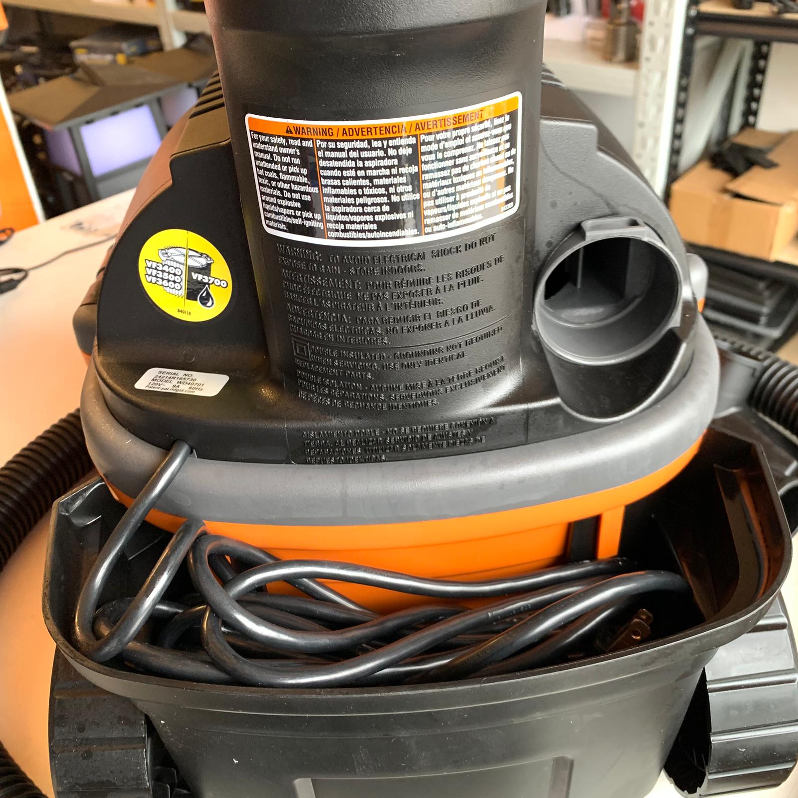 RIDGID 4 GAL PORTABLE WET/DRY VAC (WD4070)