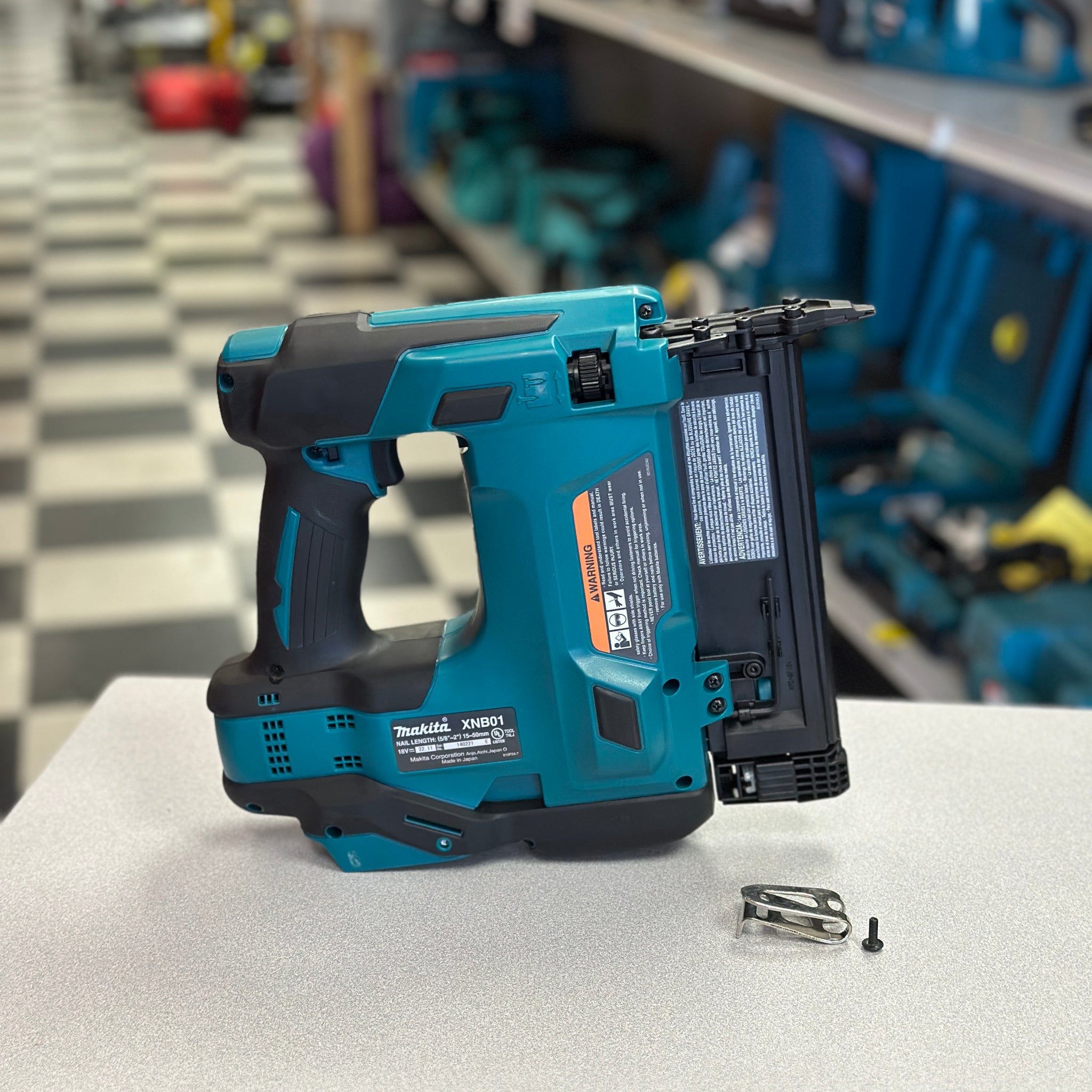 Makita 18V Cordless XNB01Z-B 2 Inch 18 Gauge Brad Nailer Factory Serviced