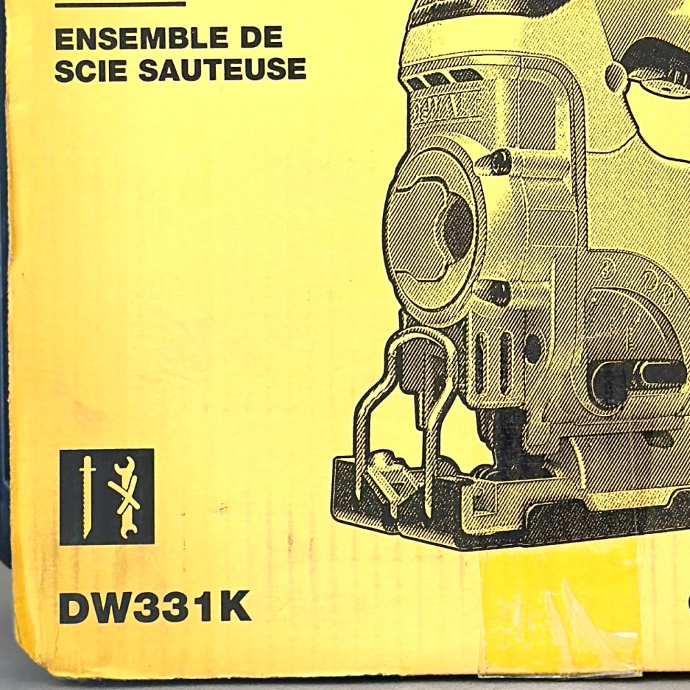 DEWALT (DW331K) 6.5 Amp Corded Variable Speed Jig Saw Kit with Kit Box