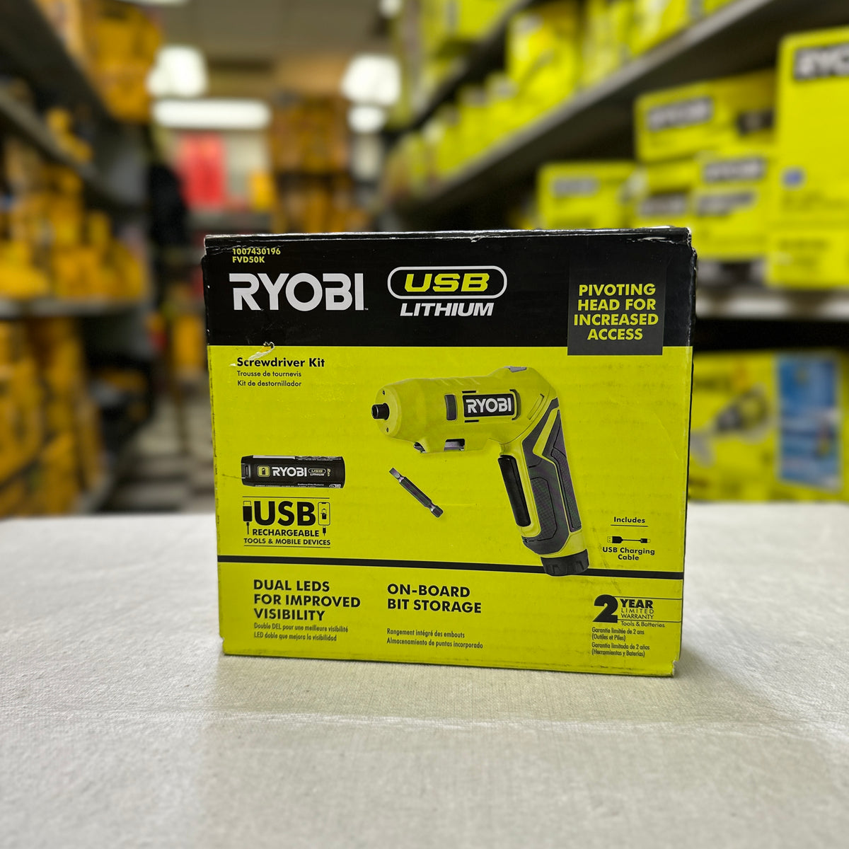 Ryobi Lithium Screwdriver Kit