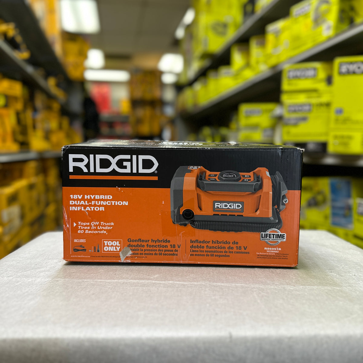 RIDGID 18V Hybrid Dual-Function Inflator