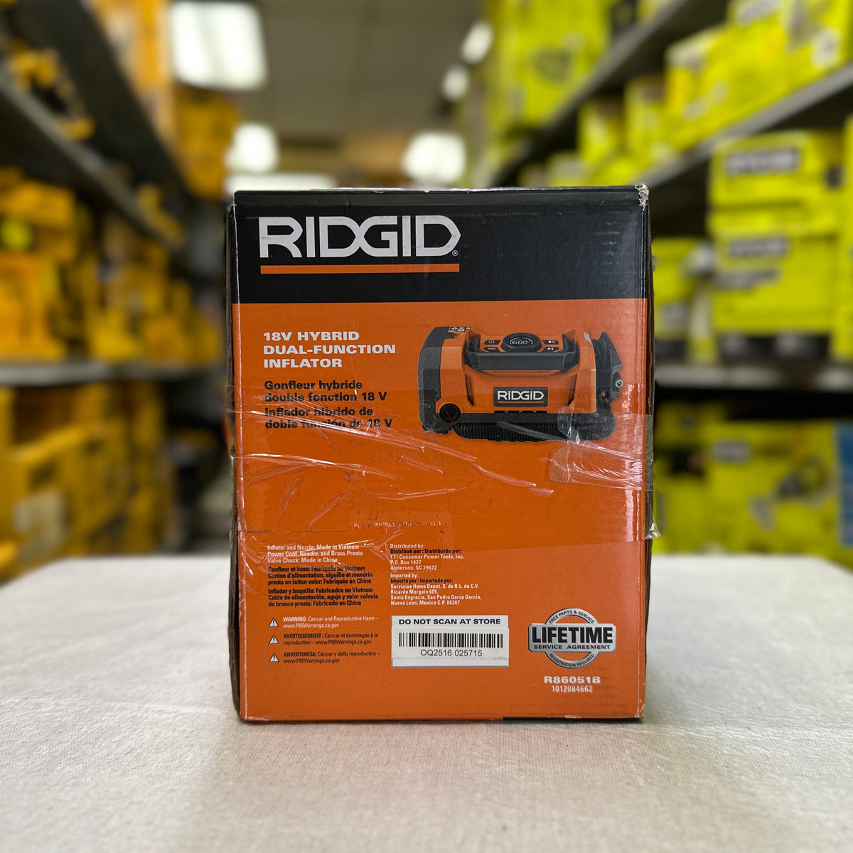 RIDGID 18V Hybrid Dual-Function Inflator