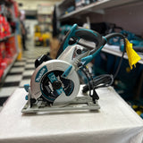 Renewed Makita 5377MG 7-1/4-inch magnesium hypoid saw front view