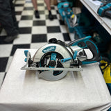 Base plate and underside view of renewed Makita 5377MG hypoid saw