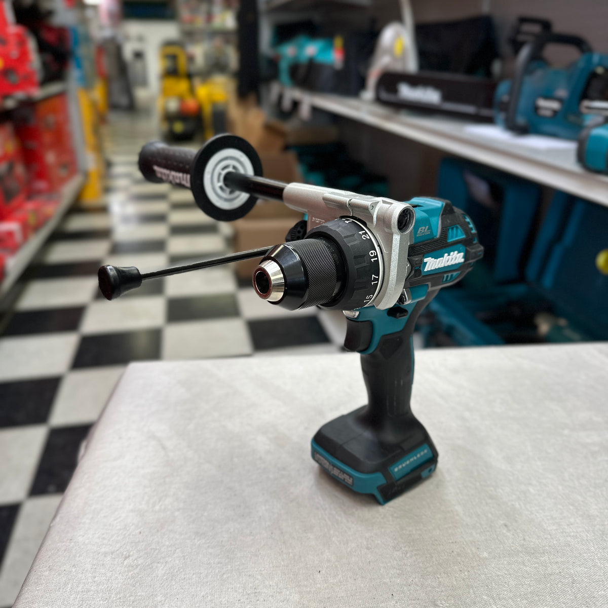 Makita impact driver with tool label visible on side