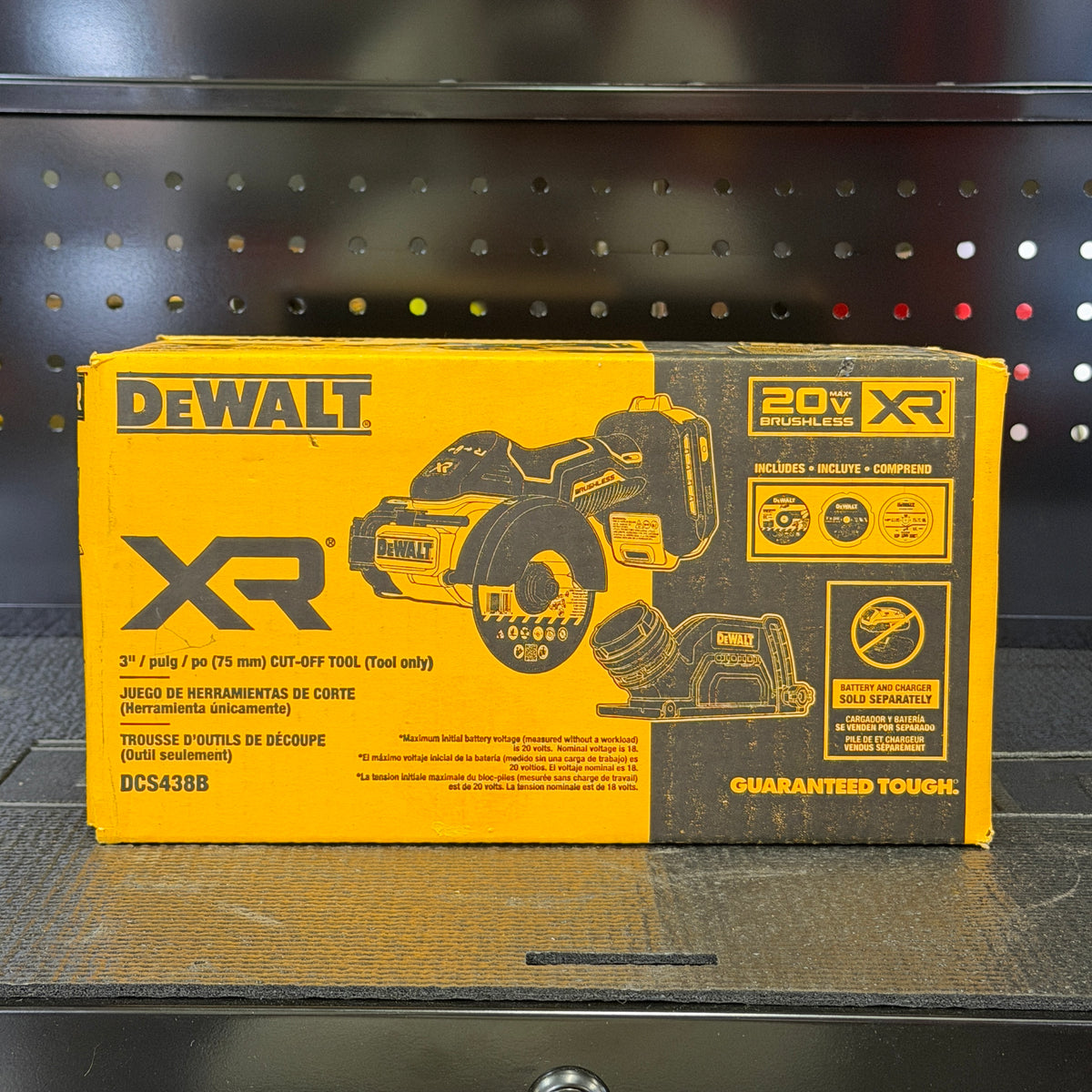 DEWALT DCS438B 20V MAX XR Brushless 3-Inch Cut-Off Tool (Tool Only)