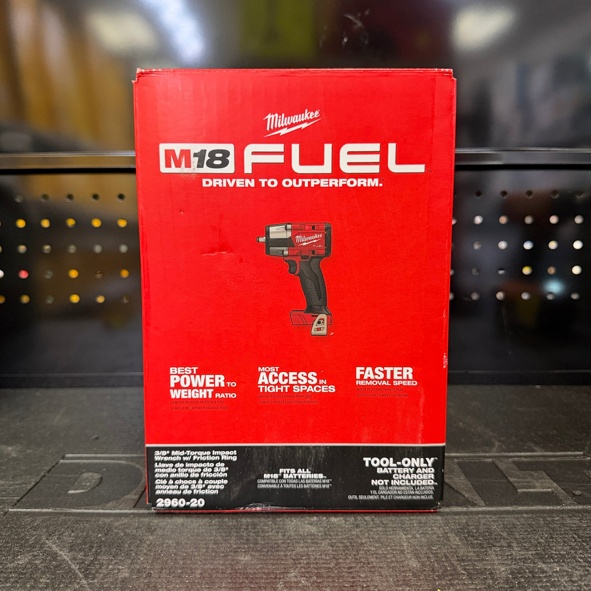 Milwaukee 2960-20 M18 FUEL 3/8" Mid-Torque Impact Wrench with Friction Ring (Tool-Only)