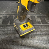 DEWALT DCF887 impact driver, battery foot detail