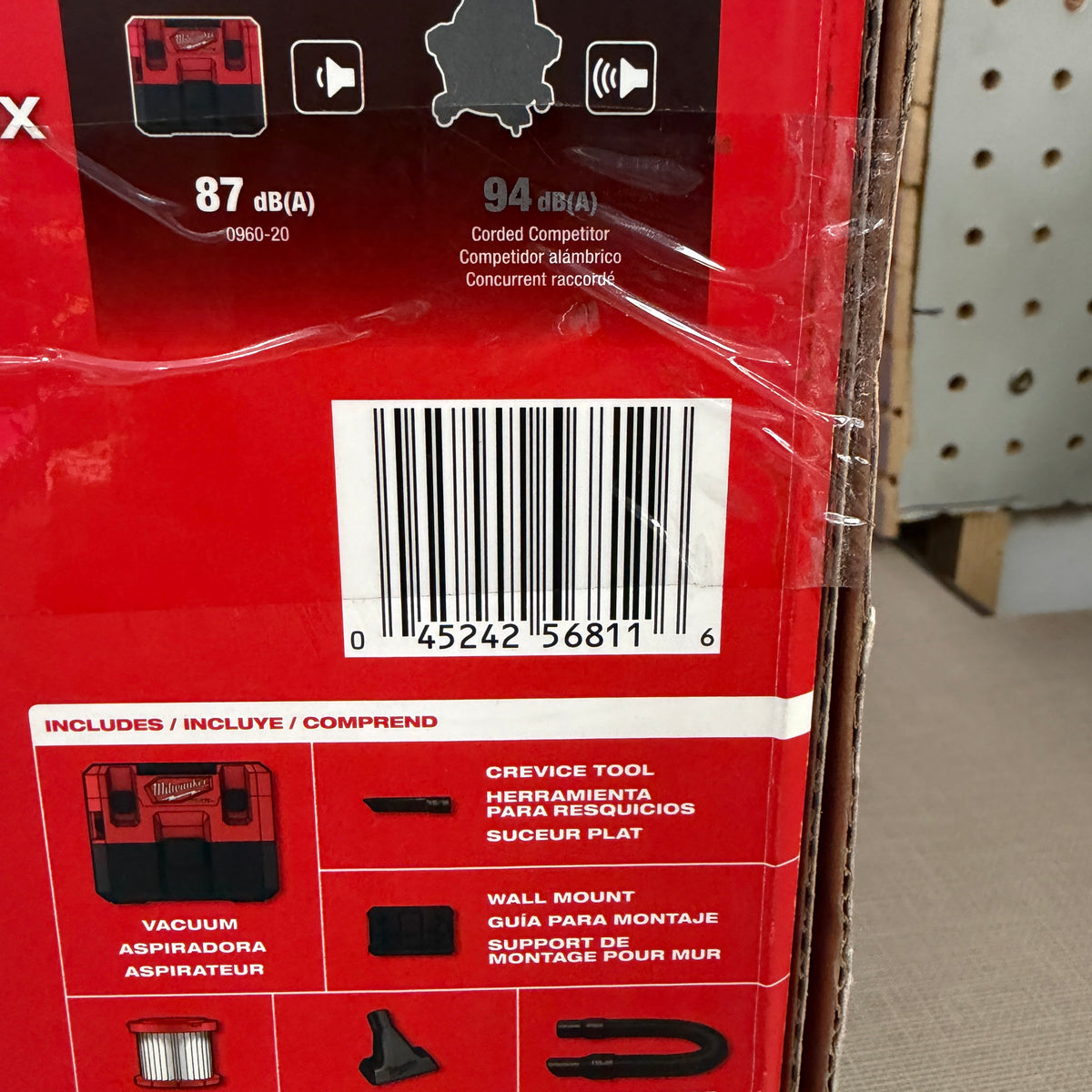 Milwaukee M12 FUEL 1.6 Gallon Wet/Dry Vacuum — Tool Only, 0960-20