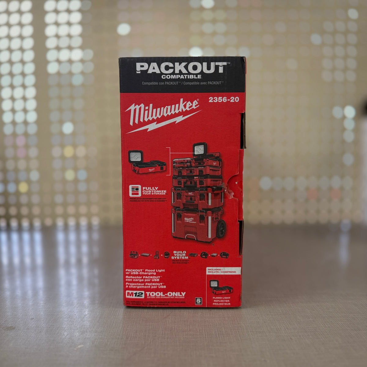 Milwaukee 2356-20 M12 PACKOUT Flood Light w/ USB-Charging (Tool Only)