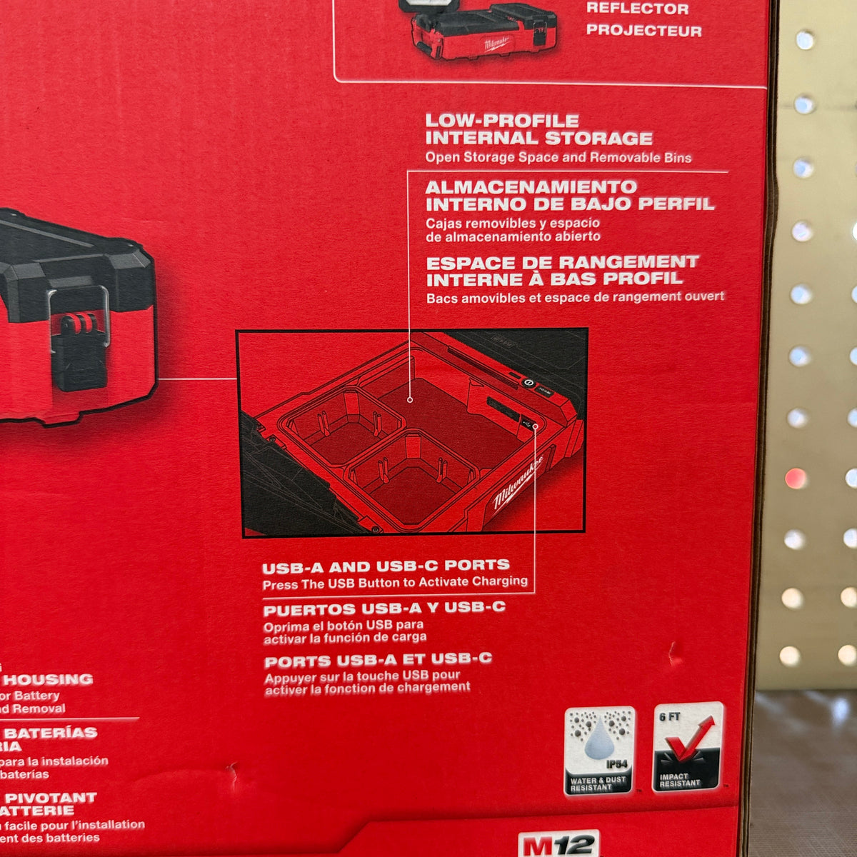 Milwaukee 2356-20 M12 PACKOUT Flood Light w/ USB-Charging (Tool Only)