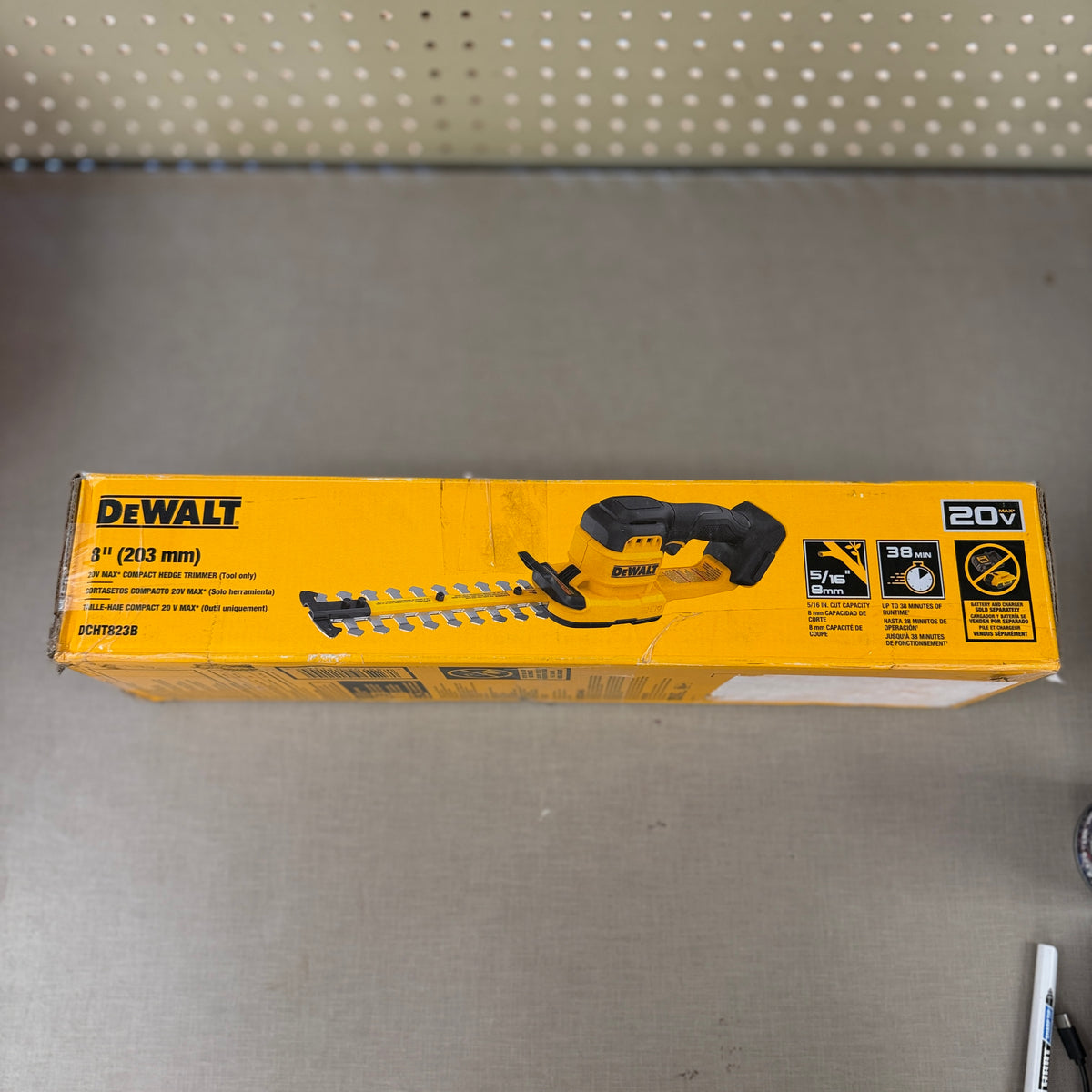 DEWALT DCHT823B 20V MAX 8 in. Compact Hedge Trimmer (Tool Only)