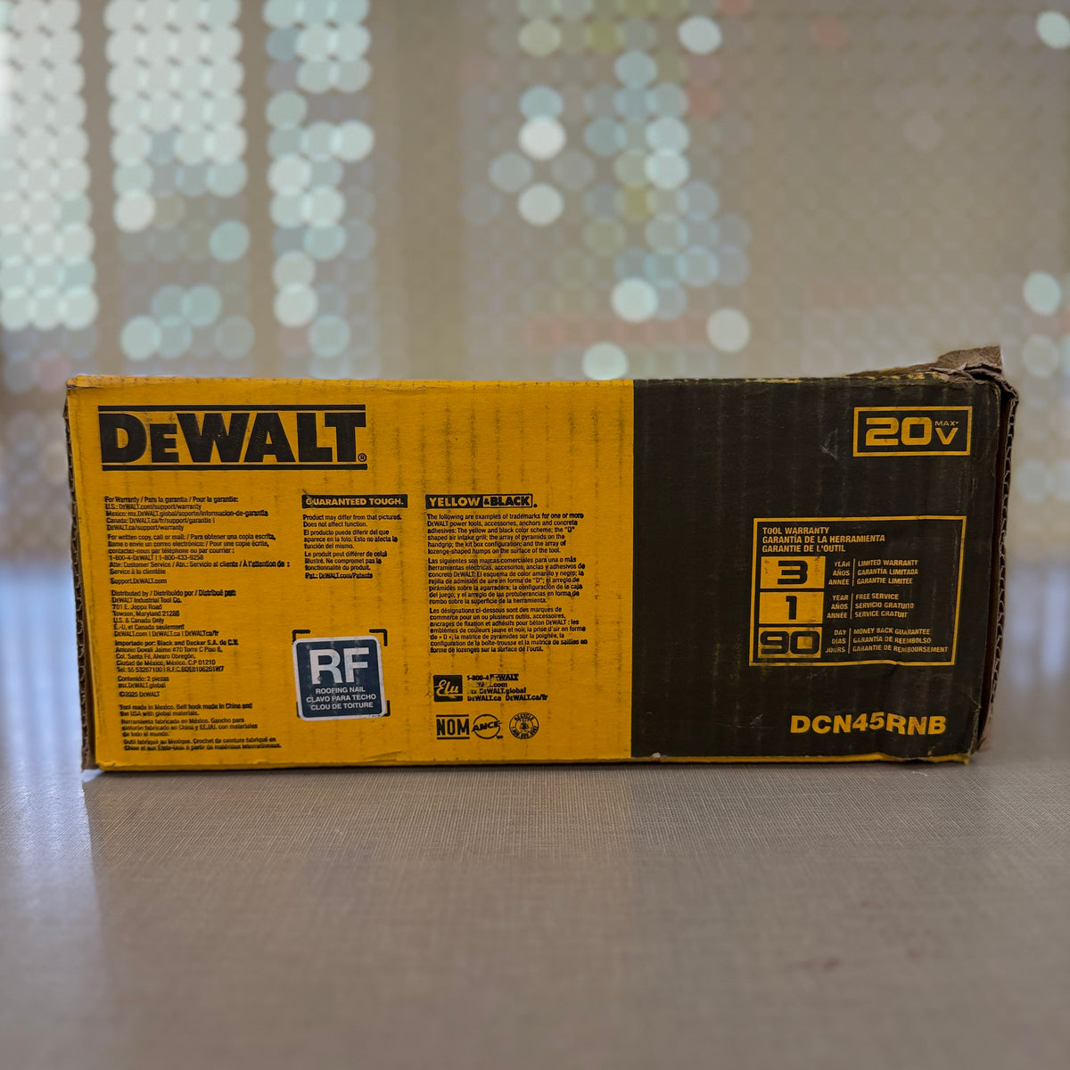DEWALT DCN45RNB 20V MAX XR 15 Degree Coil Roofing Nailer (Tool Only)