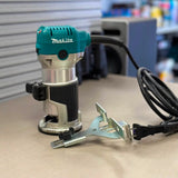 Makita RT0701C 1-1/4 HP Compact Router - Factory Serviced w/ Trimmer Base