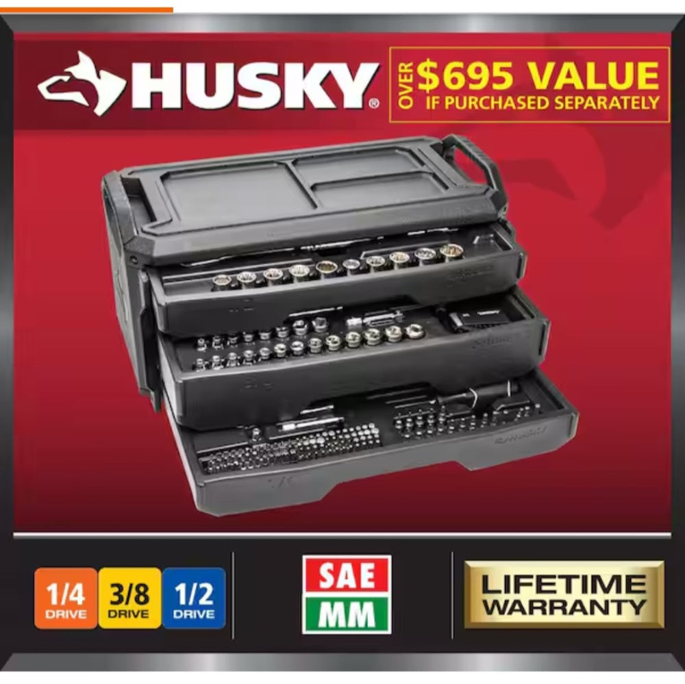 HUSKY 270-PIECE MECHANICS TOOL SET