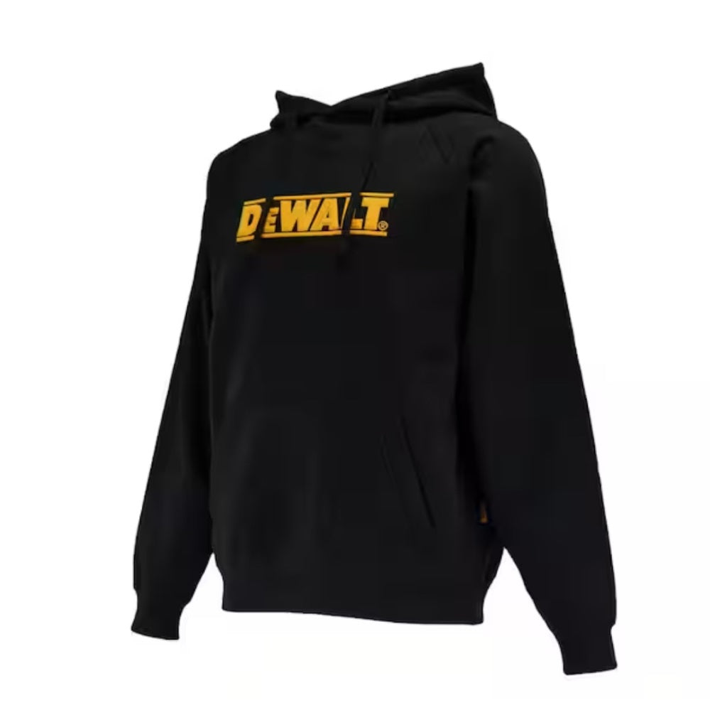 WEATHERFPRD MEN'S XL BLACK COTTON/POLY HOODIE SWEATS