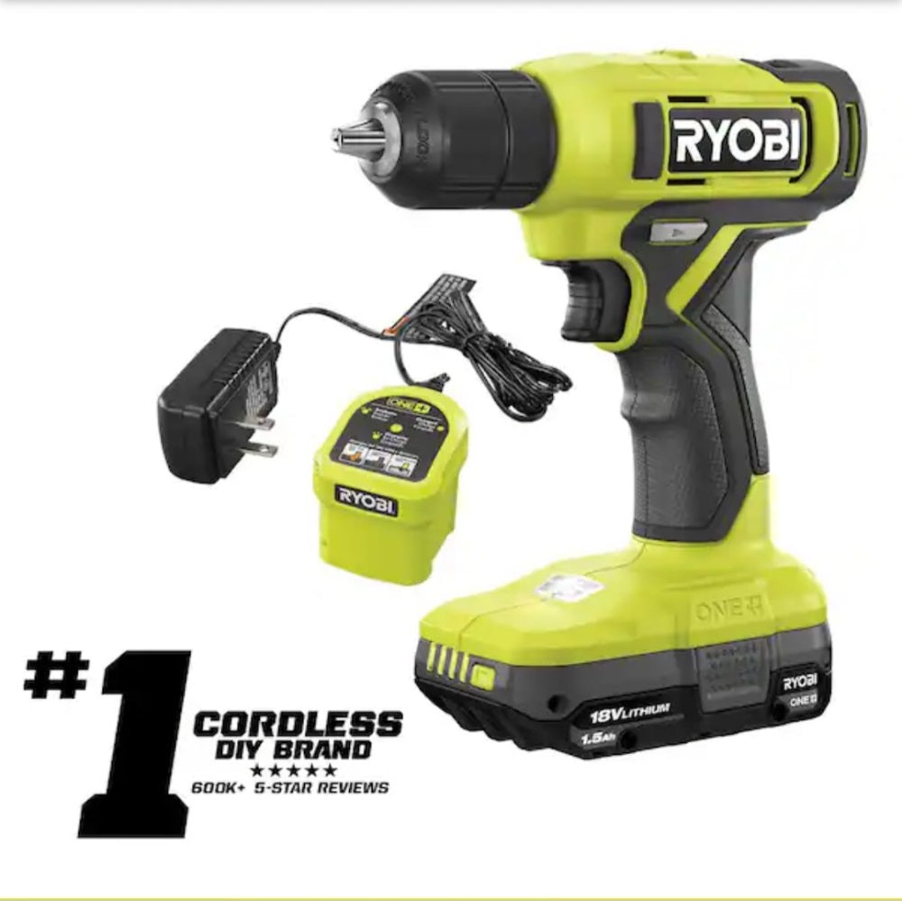 ONE+ 18V Cordless 3/8 in. Drill/Driver Kit with 1.5Ah