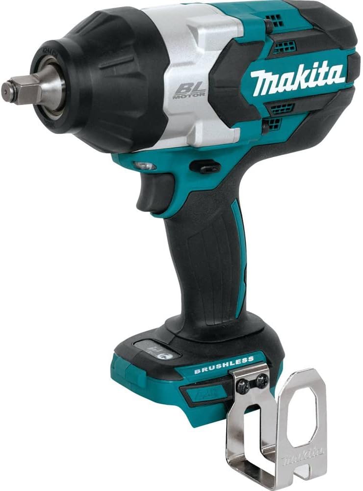 Makita XWT08Z-B-C 18V LXT Lithium Ion Brushless Cordless High Torque 1/2 Inch Sq Drive Impact Wrench Factory Serviced Tool Only