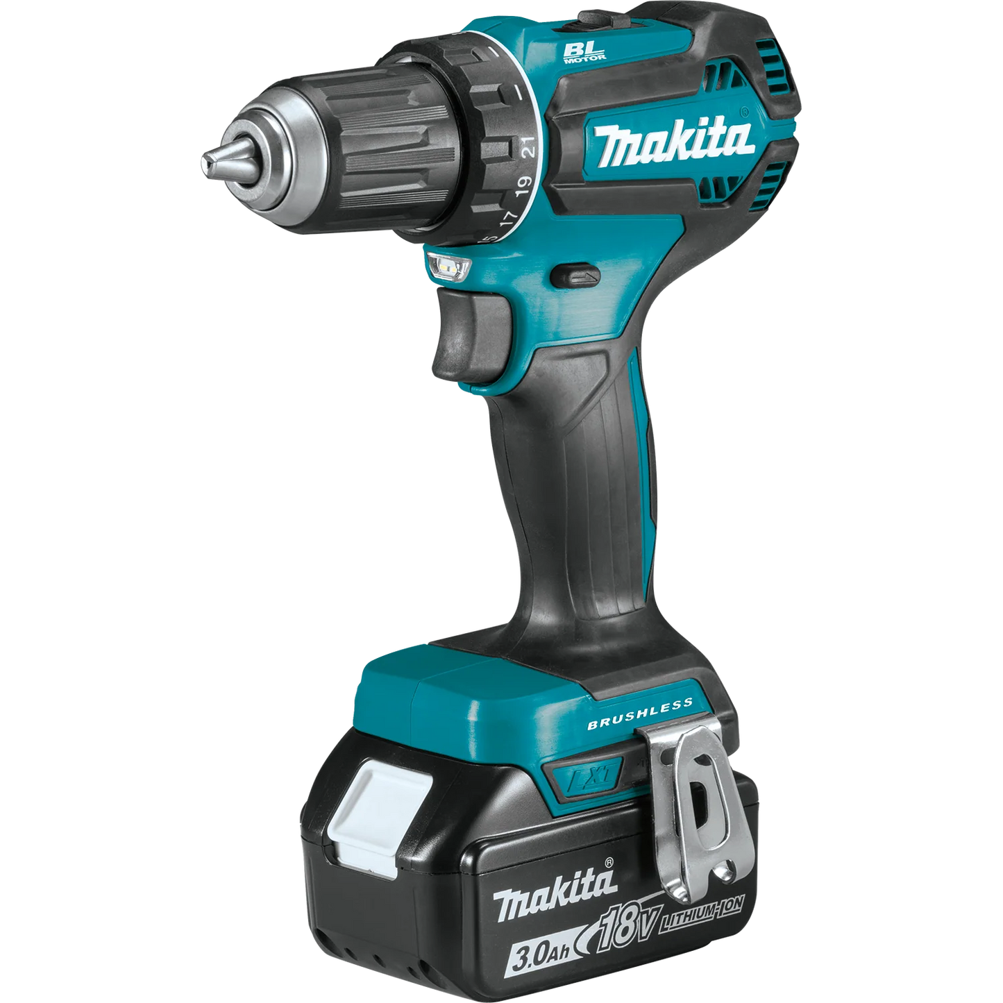 Makita XFD131 18V LXT Lithium-Ion Brushless Cordless 1/2 in. Driver-Drill Kit (3.0Ah) (Factory Serviced)