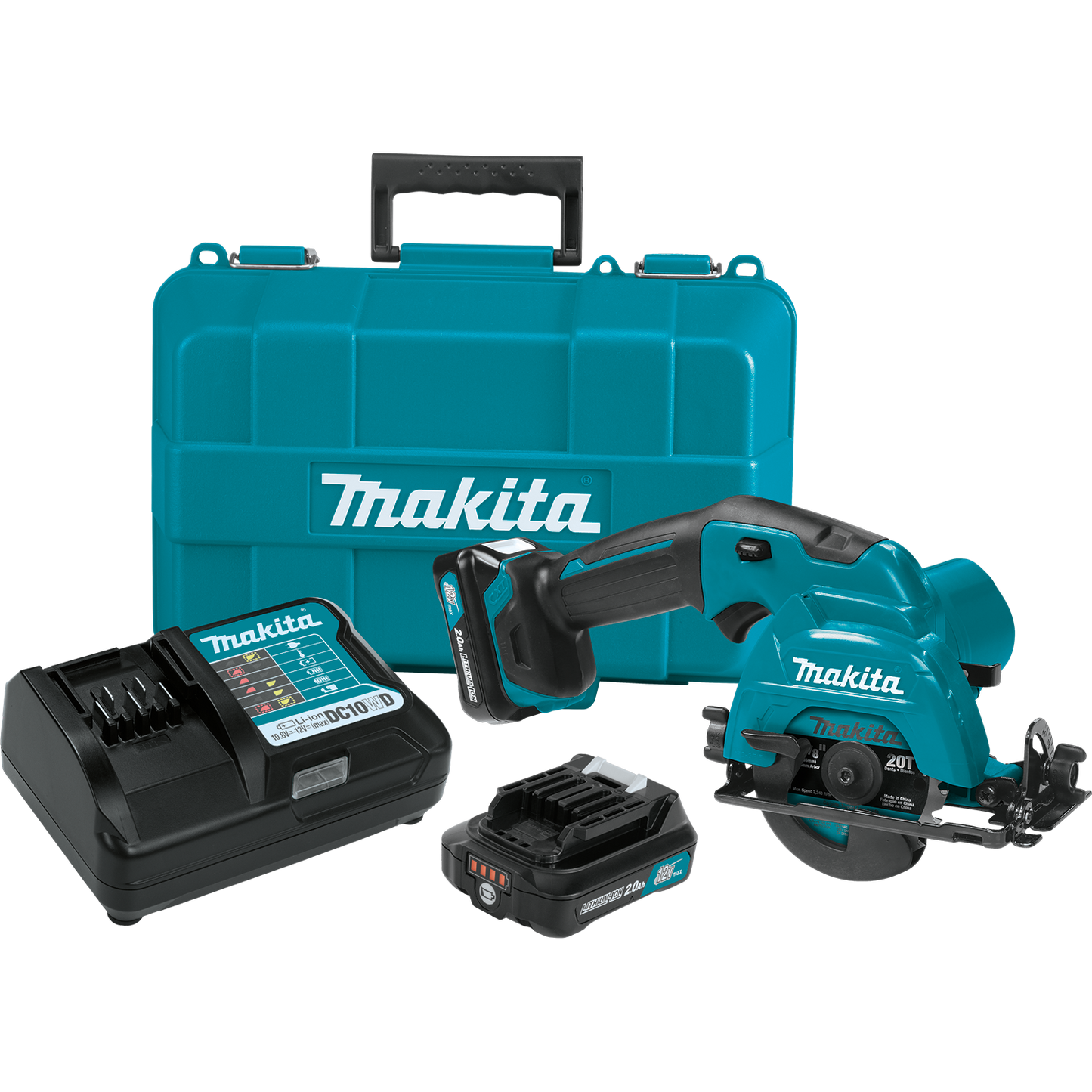Makita 12 Volt SH02Z-B-C CXT 3 3/8 Inch Circular Saw Factory Serviced