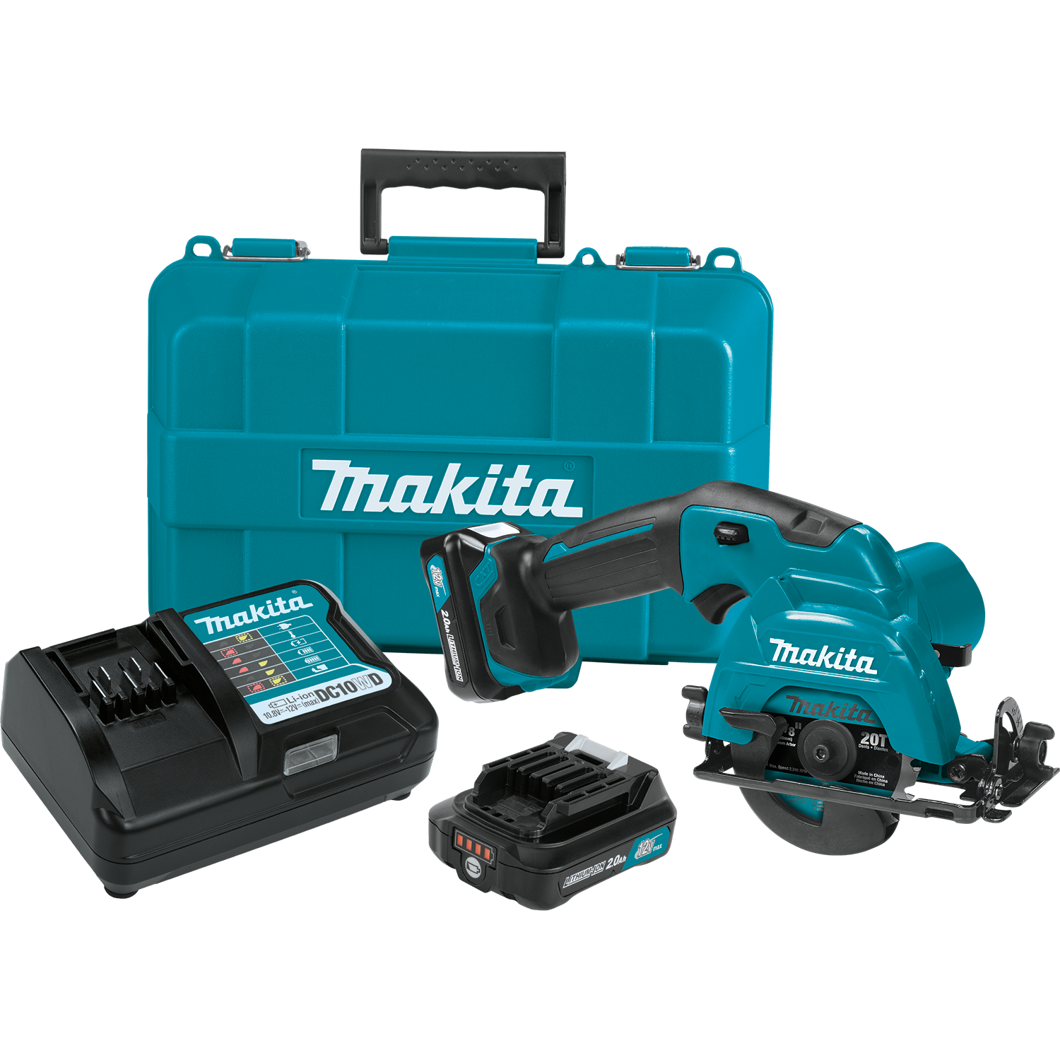 Makita 12 Volt SH02Z-B-C CXT 3 3/8 Inch Circular Saw Factory Serviced