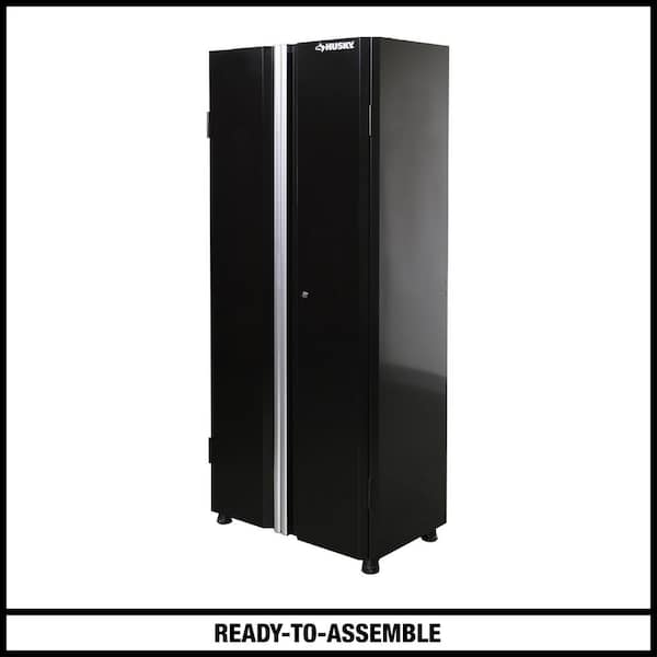 Ready-to-Assemble 24-Gauge Steel Freestanding Garage Cabinet in Black (G3002T-US)