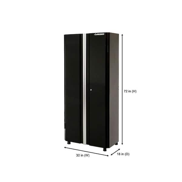 Ready-to-Assemble 24-Gauge Steel Freestanding Garage Cabinet in Black (G3002T-US)