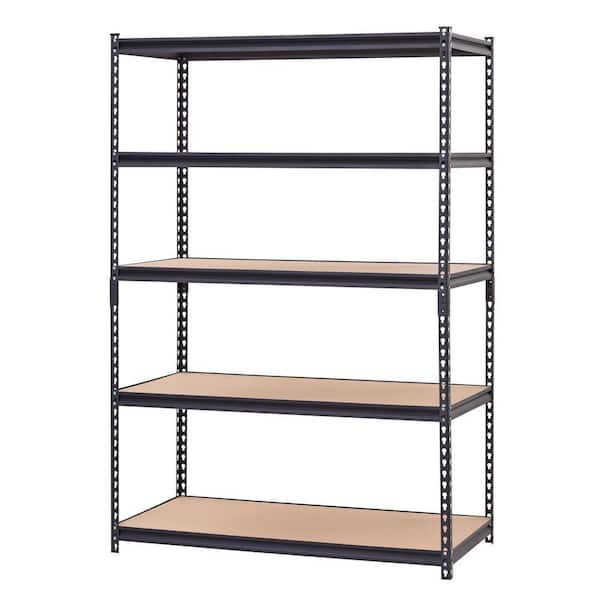 48X72X24 STEEL RIVET 5 TIER BLK (UR245WGB)