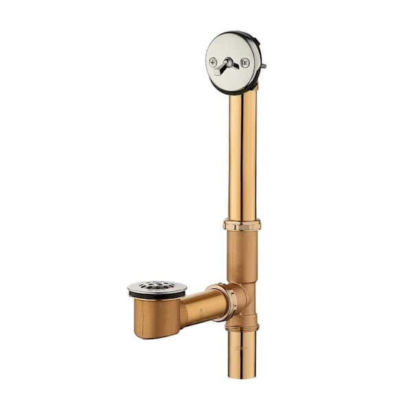 CHROME TRIP LEVER BATH DRAIN BRASS (94CP)