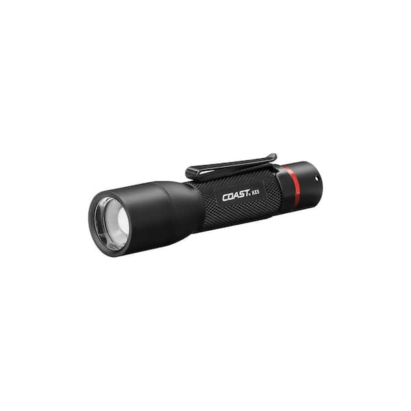 HX5 360 Lumen Alkaline-Dual Power LED Flashlight with Pure Beam Slide Focus and Two-Way Hat Clip (21444)