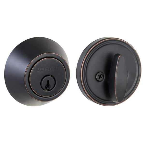 Aged Bronze Single Cylinder Deadbolt (32DDX71)