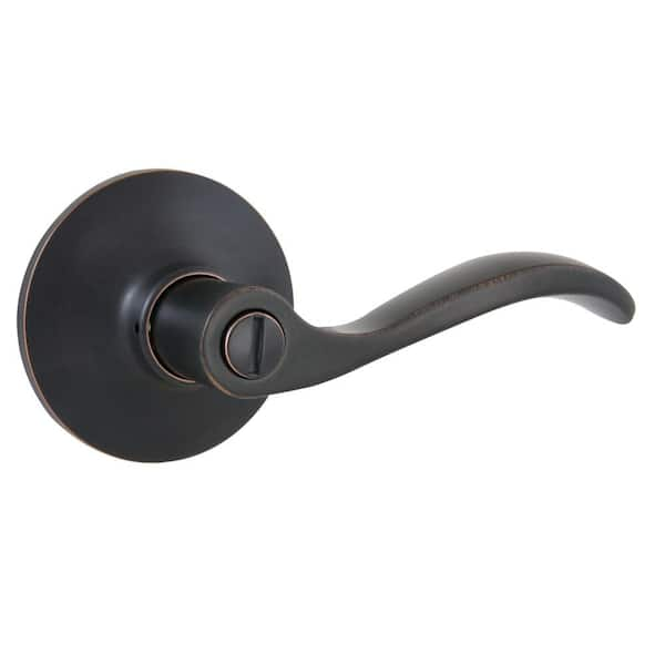 Naples Aged Bronze Bed/Bath Door Lever (32LYEX701B)