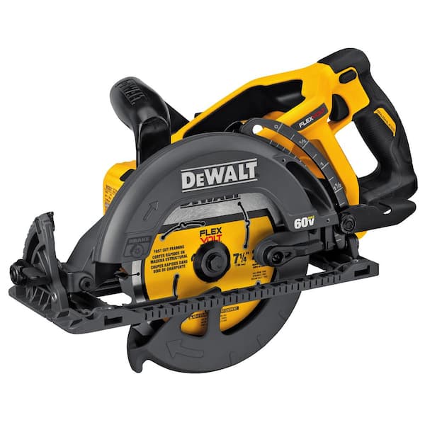 FLEXVOLT 60V MAX Cordless Brushless 7-1/4 in. Wormdrive Style Circular Saw (Tool Only) (DCS577B)