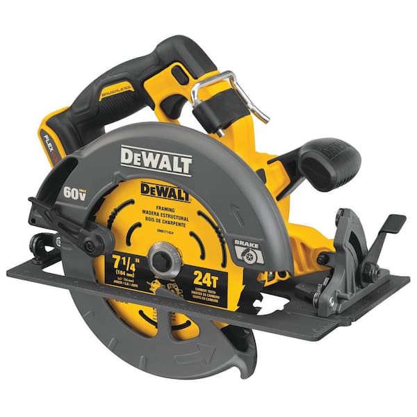 FLEXVOLT 60V MAX Cordless Brushless 7-1/4 in. Circular Saw with Brake (Tool Only) (DCS578B)