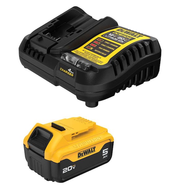 20-Volt Maximum XR 5.0 Ah Battery Pack and Charger (DCB205C)