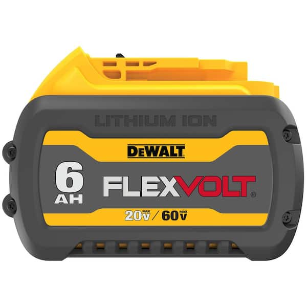 FLEXVOLT 20V/60V MAX Lithium-Ion 6.0Ah Battery Pack (DCB606)