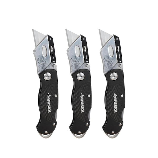 Folding Lock-Back Utility Knife (3-Pack) (96359)