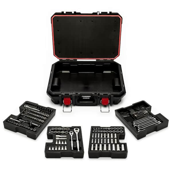 1/4 in., 3/8 in., and 1/2 in. Drive Mechanics Tool Set with Build-Out Tool Case (270-Piece) (H270BOTBCB)