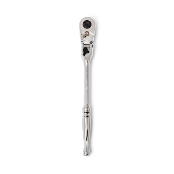 3/8 in. Drive 100-Position Chrome Locking Flex-Head Ratchet (H100C38FLRAT)