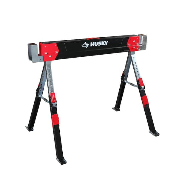 25.5 in. x 42.5 W/25.5 in. to 32.5 in. H Adjustable Saw Horse and Jobsite Table with 1300 lbs. Capacity - 1 Each (90822)