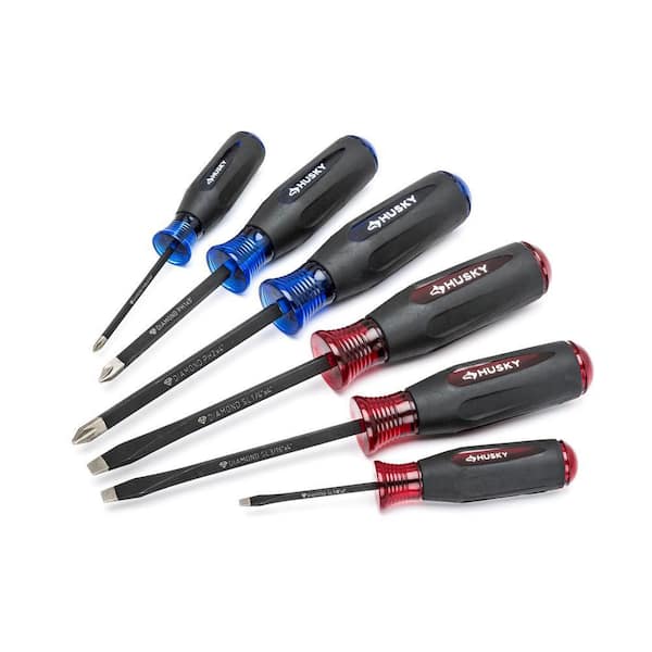 Diamond Tip Magnetic Screwdriver Set (6-Piece) (H6PCMDTSSD)