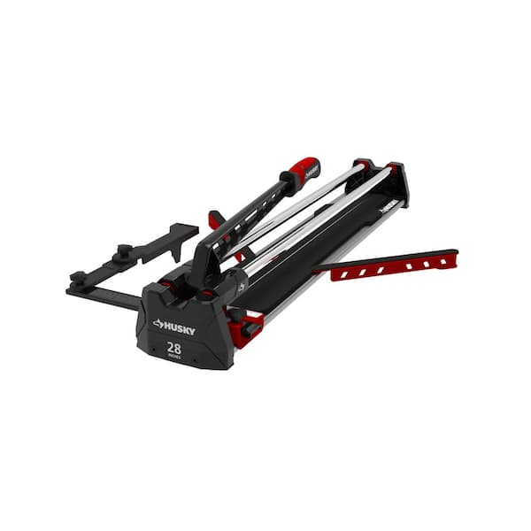 28 in. Tile Cutter with Tungsten Carbide Blade and Adjustable Gauge (JHD700)