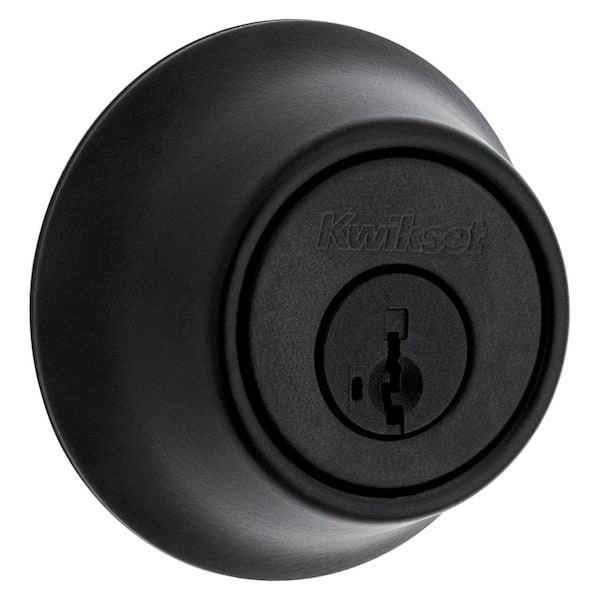 Matte Black Double Cylinder Deadbolt Featuring SmartKey Security (96650-515)