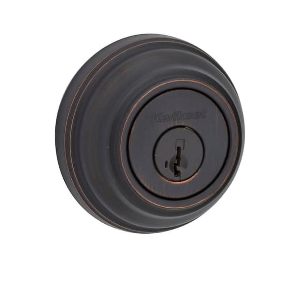 Venetian Bronze Double Cylinder Deadbolt featuring SmartKey Security (99850-073)