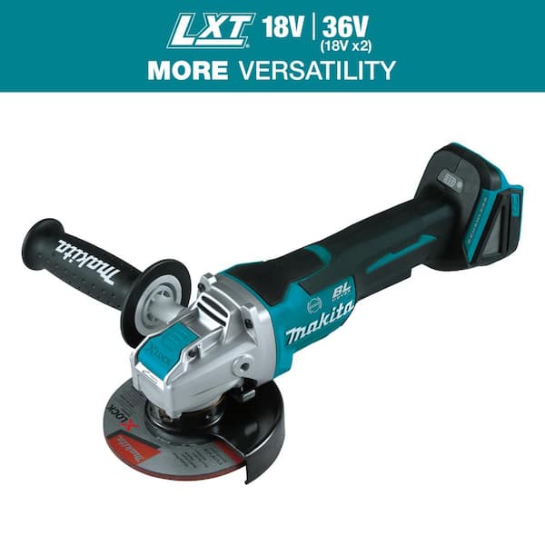 18V LXT Lithium-Ion Brushless Cordless 4-1/2 in./5 in. Paddle Switch X-LOCK Angle Grinder with AFT, Tool Only (XAG26Z)