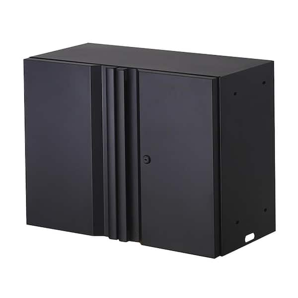 Regular Duty Welded 24-Gauge Steel Wall Mounted Garage Cabinet in Black (G2402W-US)