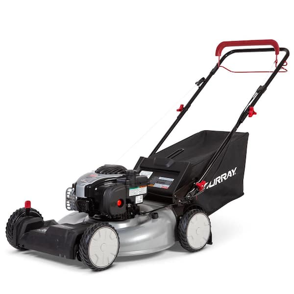 22 in. 140 cc Briggs & Stratton Walk Behind Gas Self-Propelled Lawn Mower with Front Wheel Drive and Bagger (MNA153003)