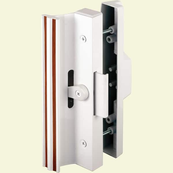 Extruded Aluminum, White, Sliding Patio Door with Clamp Type Latch (C 1116)